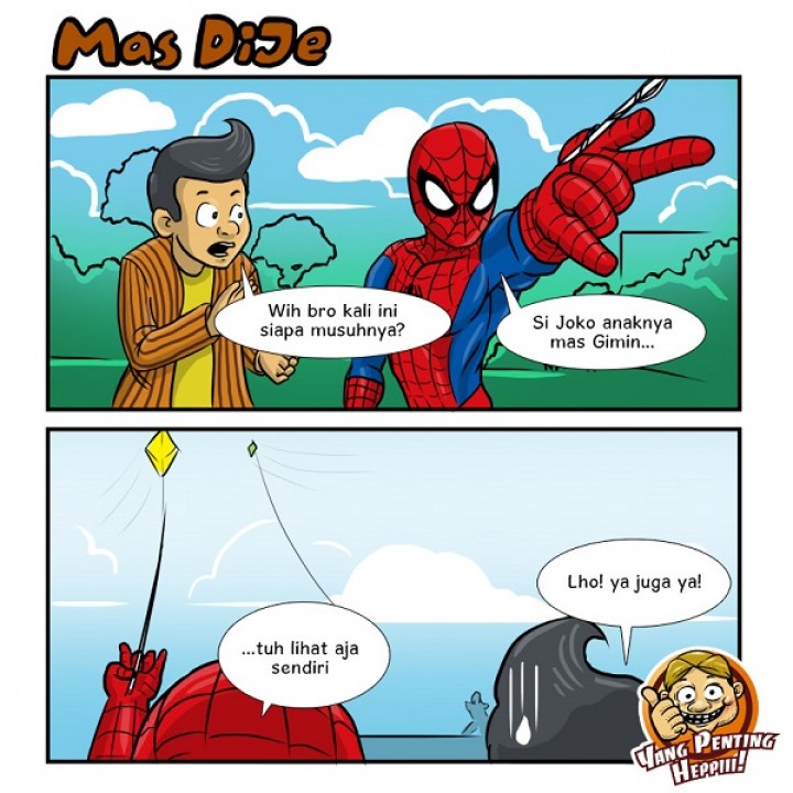 spiderman-vs-anak-mas-gimin