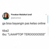 cerita-kocak-netizen-reaksi-emak-saat-belajar-online-ini-bikin-ngakak