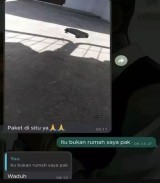 chat-lawak-kurir-salah-alamat