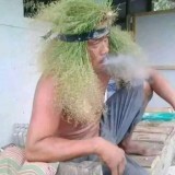potret-kocak-orang-pakai-rambut-palsu-dari-tanaman-ini-nyeleneh-banget